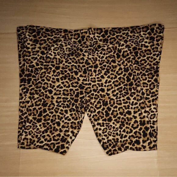 Altar'd State Knit Animal Print Flare Elastic Waist Pants Small - Picture 2 of 8
